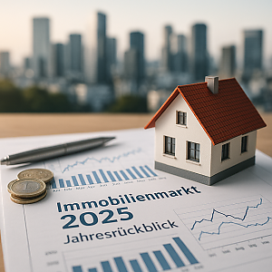 Foto Das Immobilienjahr 2025 war gepr�gt von stabileren Zinsen, klaren Preisentwicklungen und einem deutlich bewussteren K�uferverhalten. Energiethemen und regionale Unterschiede spielen heute eine gr��ere Rolle denn je.<br>➡️ Erfahren Sie im aktuellen Blogbeitrag, wie sich der Markt wirklich entwickelt hat � und was diese Ver�nderungen f�r Sie als Eigent�mer bedeuten.