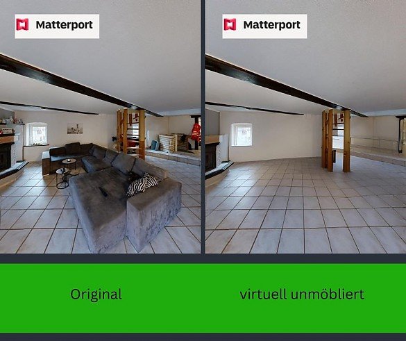 Foto Die Besichtigung einer Immobilie ist ein entscheidender Moment bei der Suche nach Ihrem neuen Zuhause oder Ihrer nächsten Investition. Doch nicht immer ist es leicht, sich vorzustellen, wie ein Raum ohne die vorhandene Möblierung wirken würde...<br>