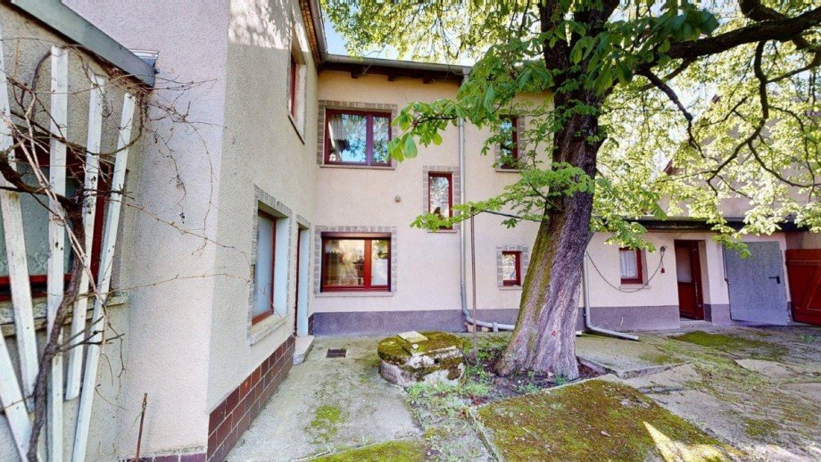 Ansicht Wohnhaus von Hof Einfamilienhaus Bitterfeld-Wolfen