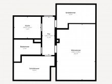 Grundriss Ohne K�uferprovision!!! Moderne Eigentumswohnung in K�thener Ortsteil mit Garage