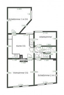 Grundriss OG PROVISIONSFREI!!! H�bscher Klinkerbau am Stadtrand sucht neuen Hausherrn