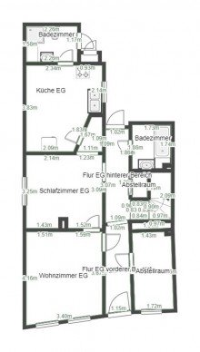 Grundriss EG PROVISIONSFREI!!! H�bscher Klinkerbau am Stadtrand sucht neuen Hausherrn