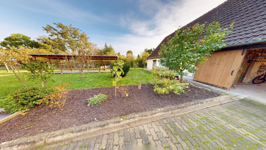 Garten Doppelhaush�lfte Scheuder