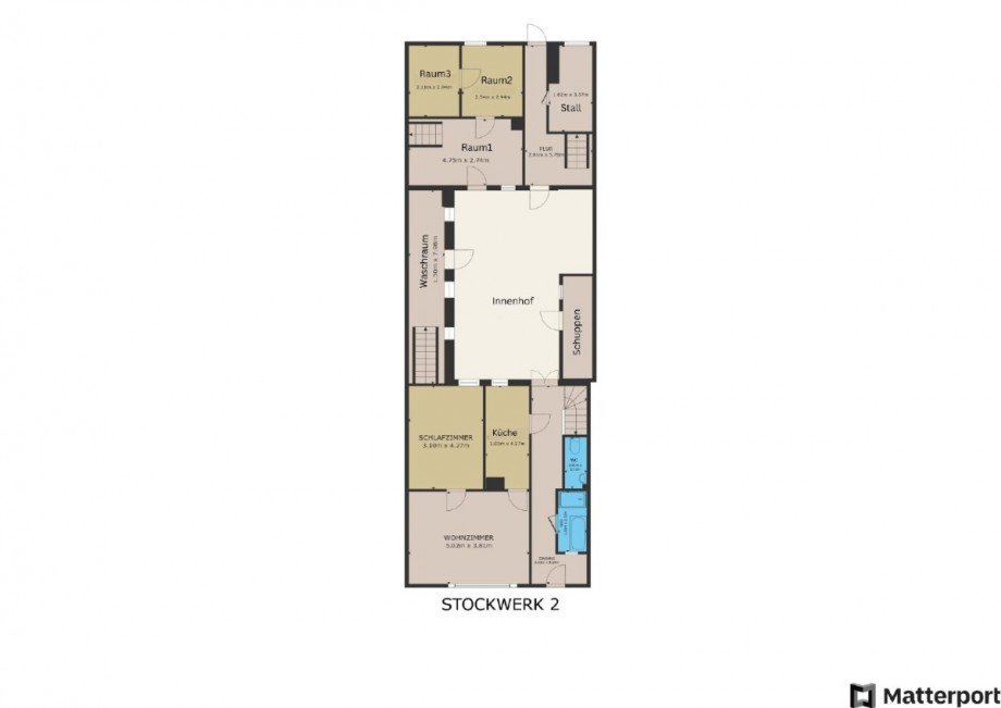 Grundriss EG Reihenmittelhaus K�then