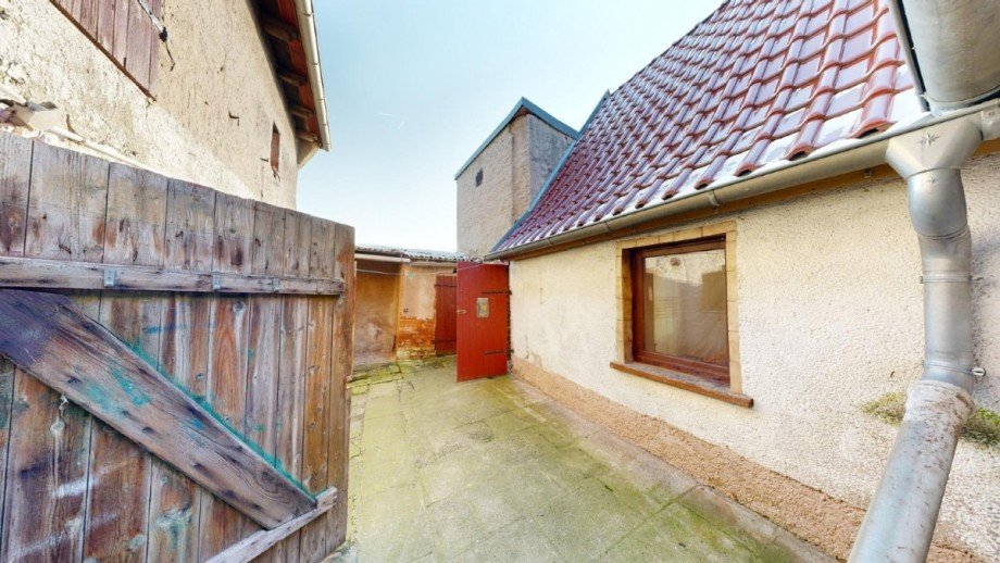 Innenhof Einfamilienhaus Wieskau