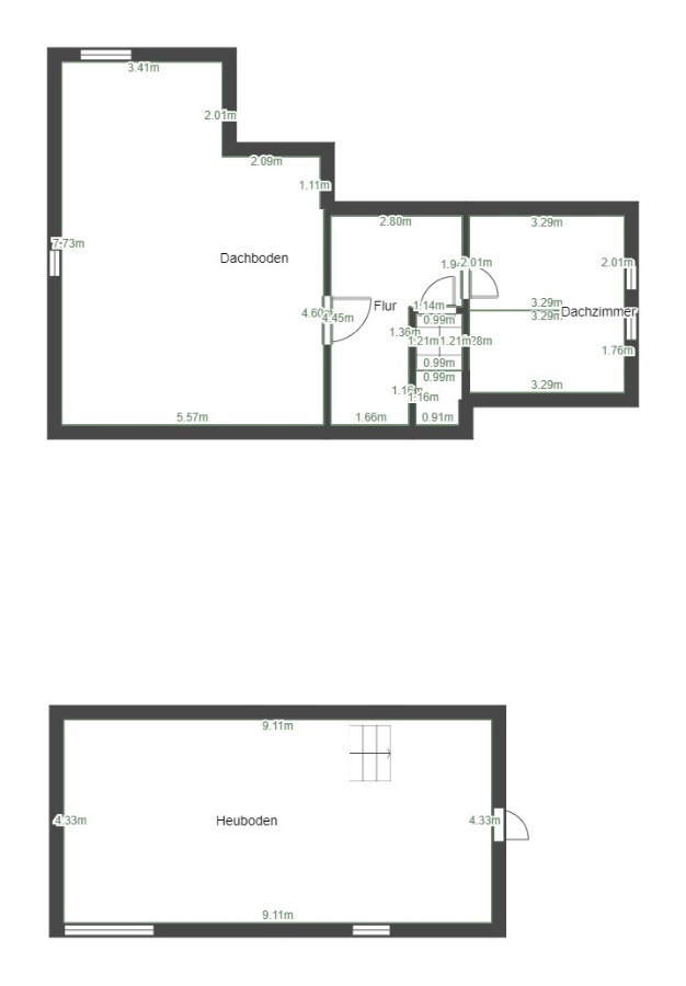 Grundriss Dachgeschoss Einfamilienhaus S�dliches Anhalt