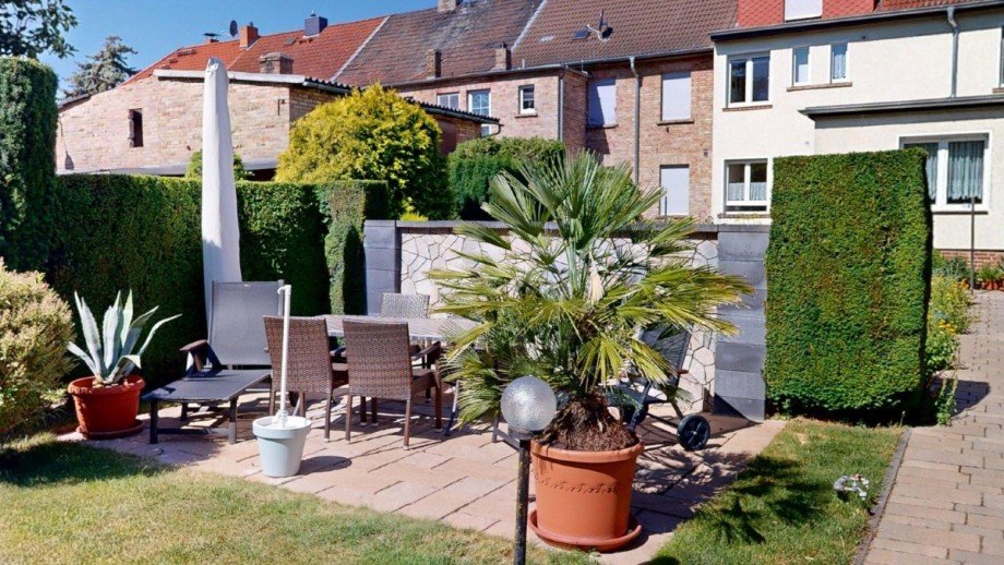Terrasse Zweifamilienhaus Aken