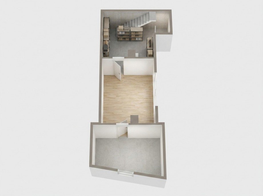 3D Grundriss DG Einfamilienhaus K�then