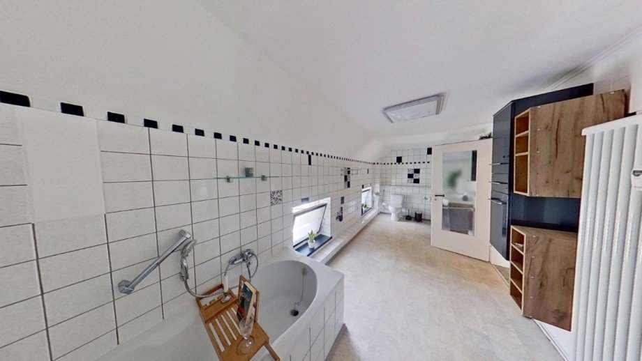 Badezimmer Dachgeschosswohnung K�then