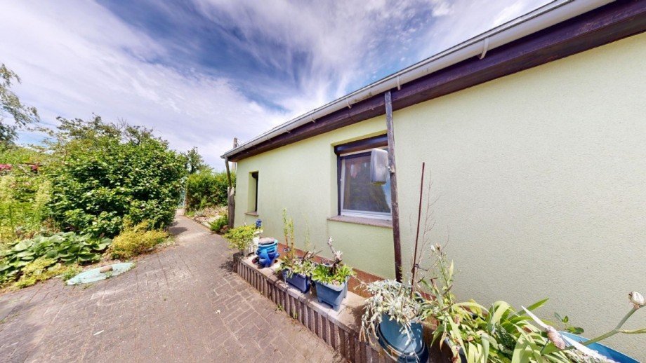 seitl. Ansicht Bungalow K�then