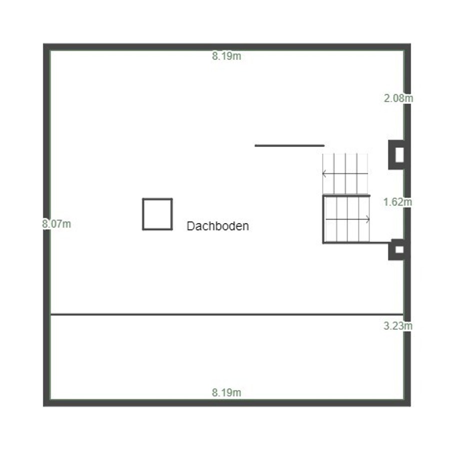 Grundriss DG Reihenendhaus Zahna-Elster