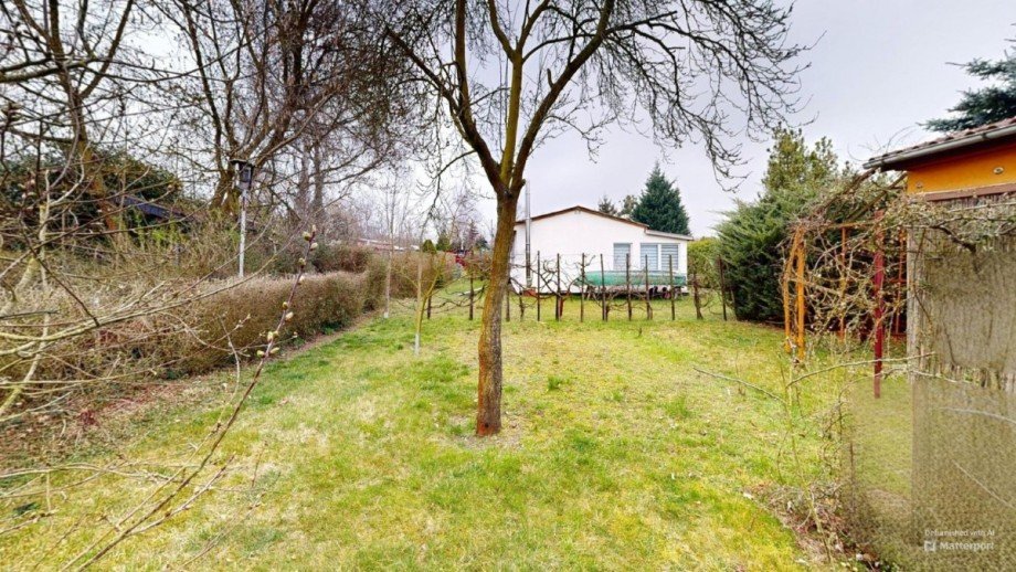 Blick in den Garten Haus Micheln