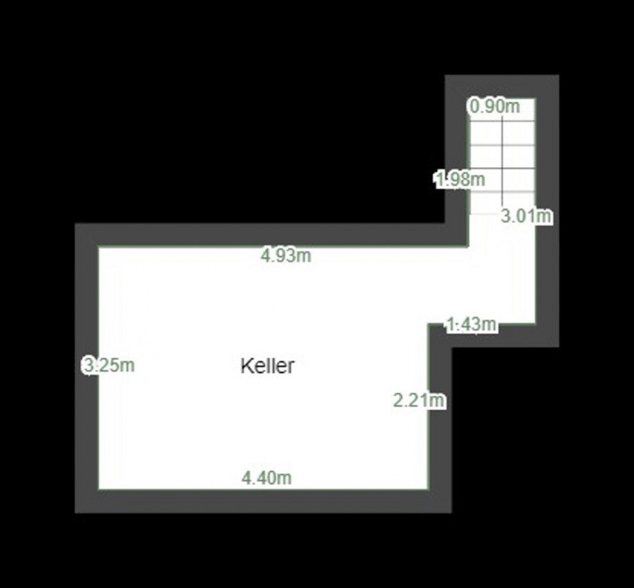 Grundriss KG Wohn- / Gesch�ftshaus S�dliches Anhalt
