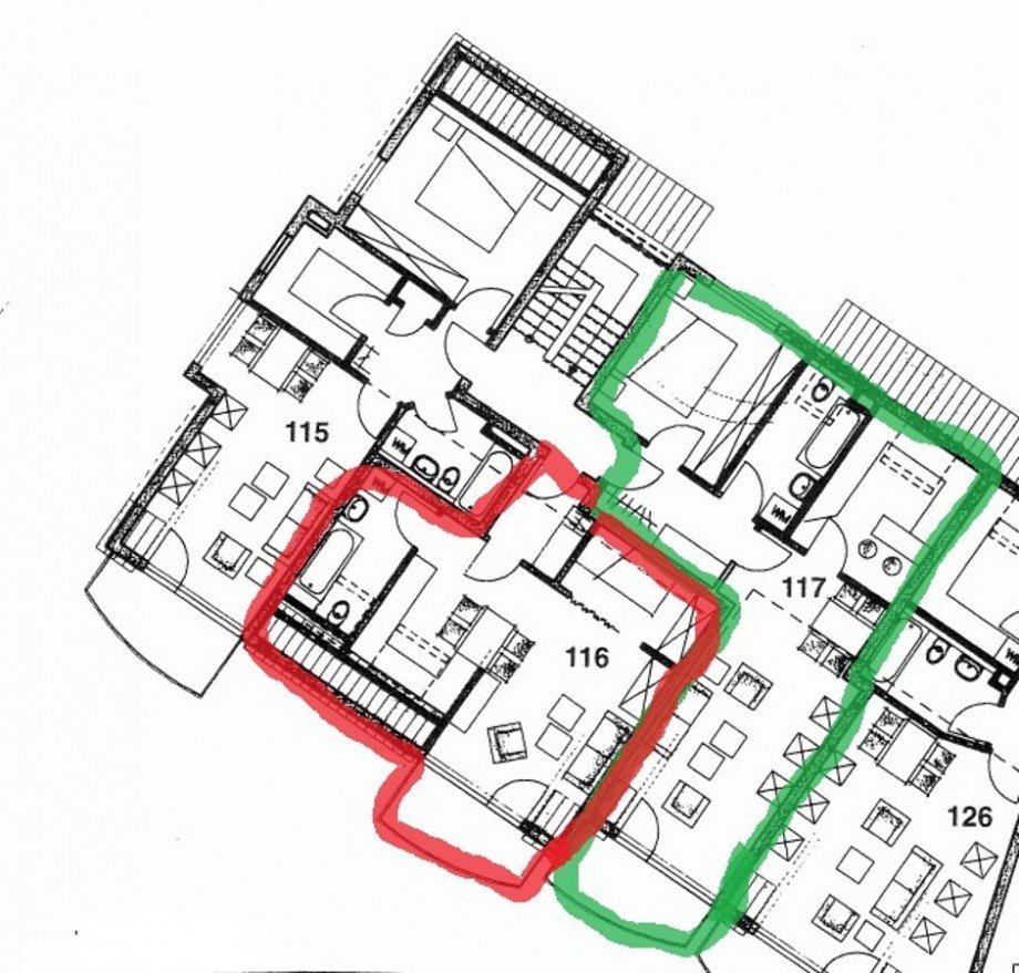 Grundriss Dachgeschosswohnung K�then