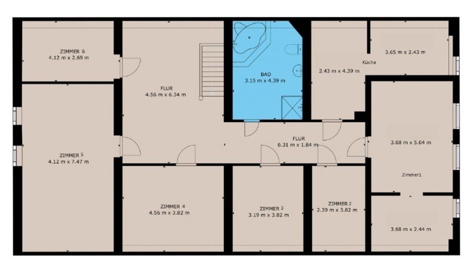Grundriss DG Zweifamilienhaus Dornbock