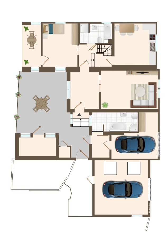 Grundriss EG Einfamilienhaus G�rzig