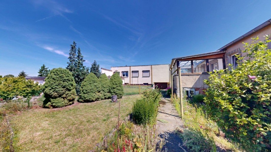 hinterer Gartenbereich Einfamilienhaus Wulfen
