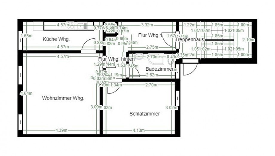 Grundriss EG Mehrfamilienhaus K�then