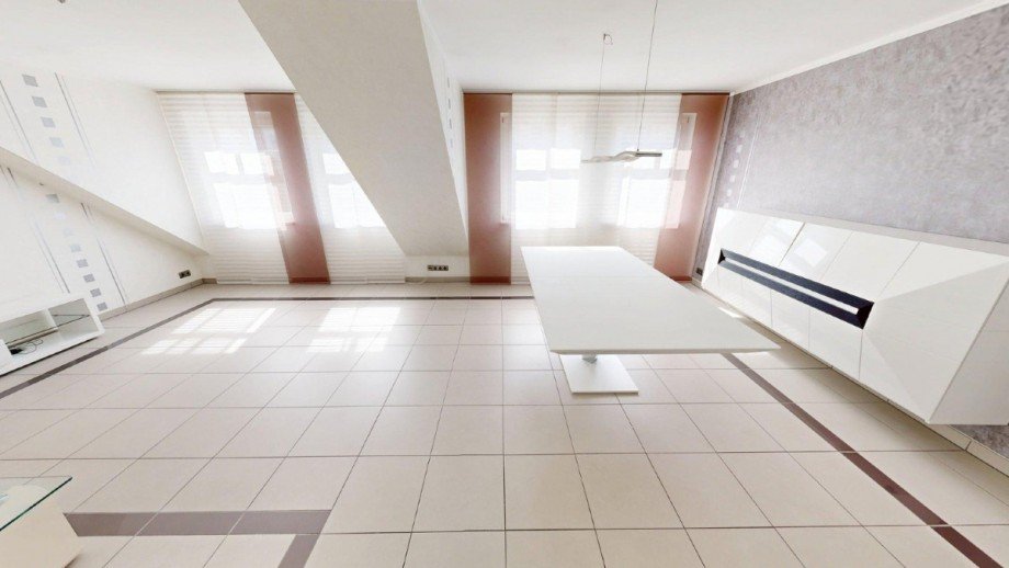 Wohnzimmer Maisonettewohnung K�then