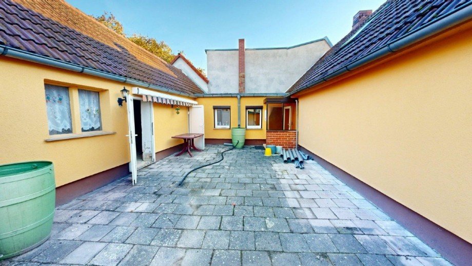 Innenhof Einfamilienhaus K�then