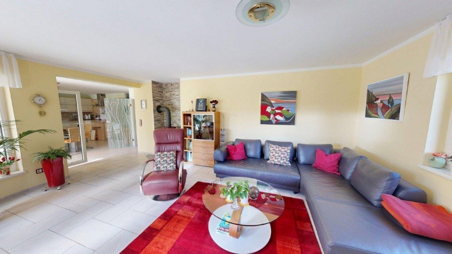 Wohnzimmer Einfamilienhaus K�then - Porst