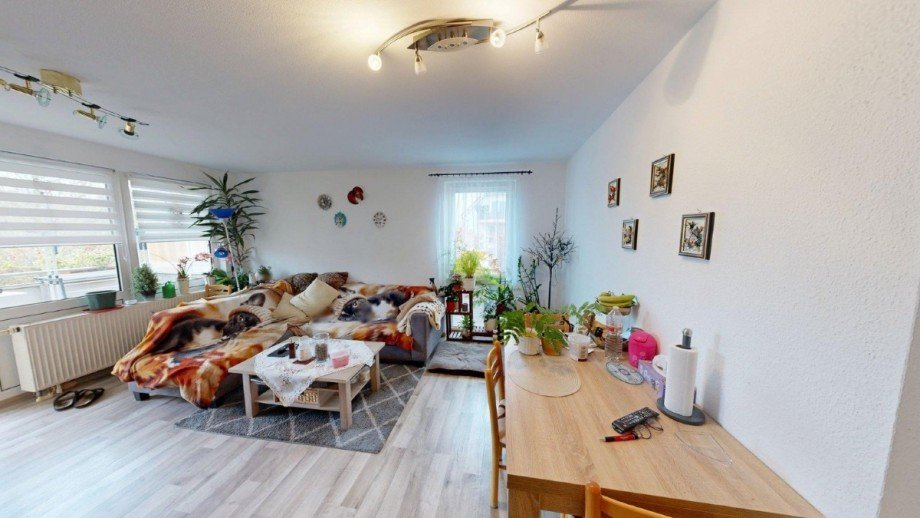 Wohnzimmer 3-Raum-WE Wohnung K�then