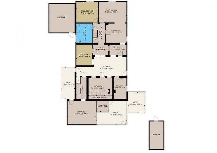 Grundriss EG Einfamilienhaus G�rzig