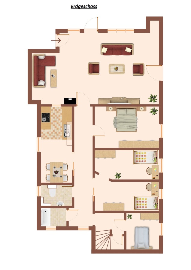 Erdgeschoss Einfamilienhaus Maasdorf