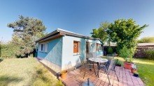Blick auf Terrasse Der n�chste Sommer kommt bestimmt - Moderner Bungalow am L�bitzsee