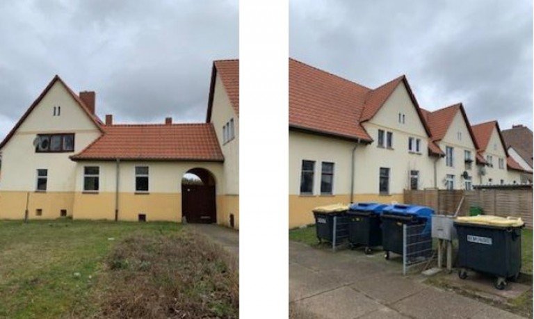 Hinteransicht Kleinwanzleben Mehrfamilienhaus Mehrfamilienhauskomplex in Klein Wanzleben zu verkaufen.