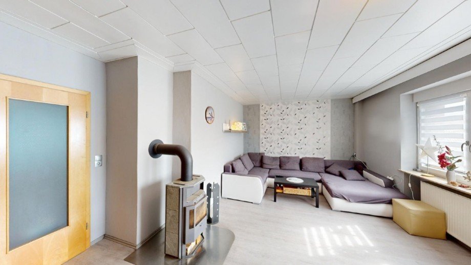 Wohnzimmer Zweifamilienhaus Trebbichau
