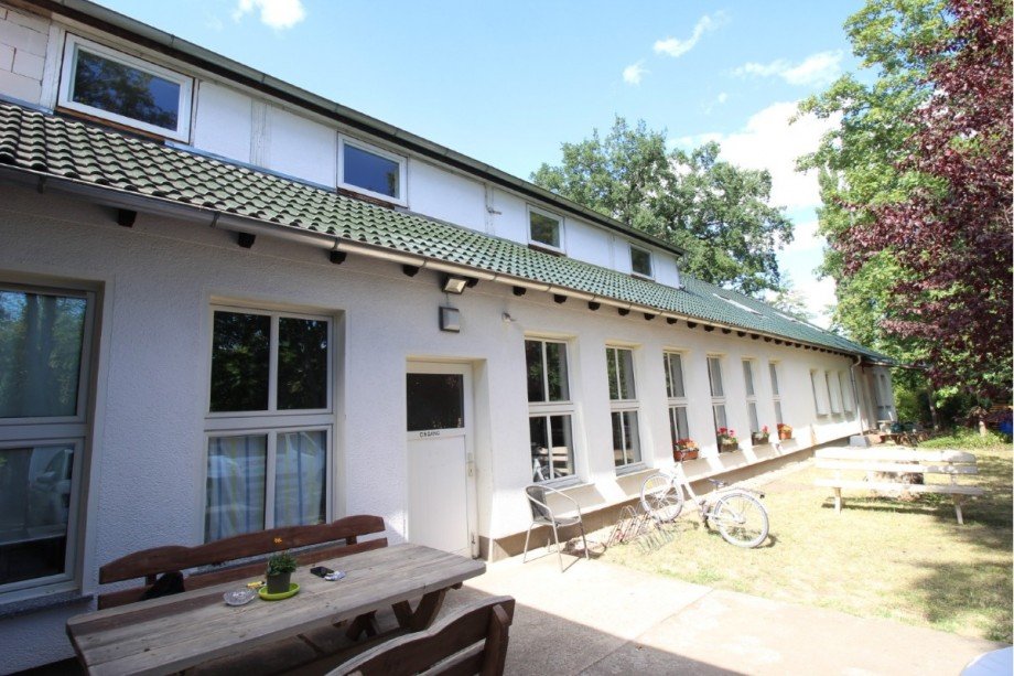 R�ckansicht Wohn- / Gesch�ftshaus K�then