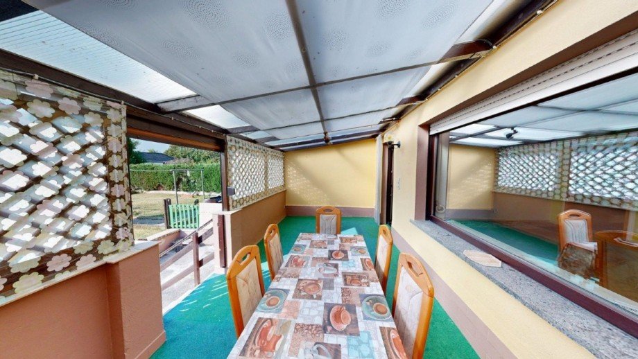 Terrasse Reihenendhaus Gr�bzig