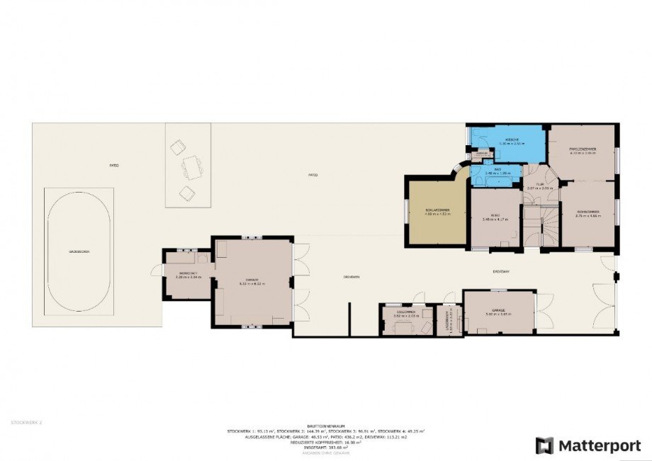 Grundriss EG Zweifamilienhaus Aken