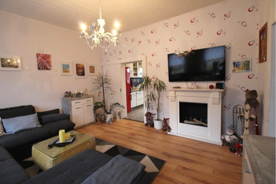 Wohnzimmer Reihenmittelhaus K�then