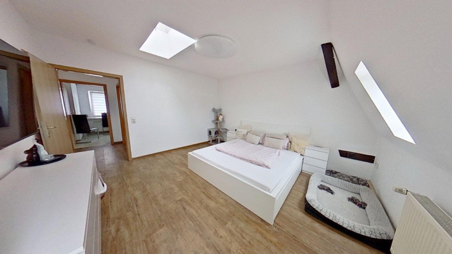 Schlafzimmer Dachgeschosswohnung K�then