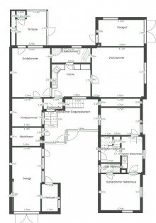 Grundriss Erdgeschoss Ihr neues Heim in ruhigem D�rfchen am Fu�e des Petersberges