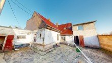 R�ckansicht Wohnhaus Ohne K�uferprovision!!! Schn�ppchenhaus auf dem Lande mit viel Platz
