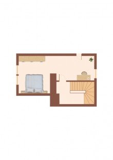 Grundriss DG ***Ohne K�uferprovision***Kleines H�uschen mit Garten in ruhiger Ortschaft