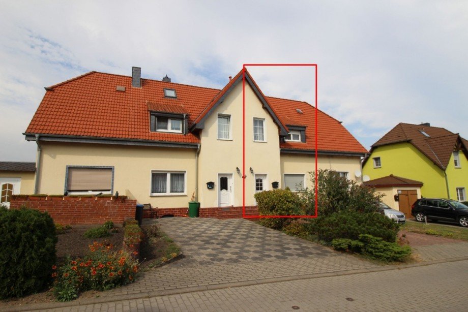 Vorderansicht Reihenmittelhaus Osternienburger Land