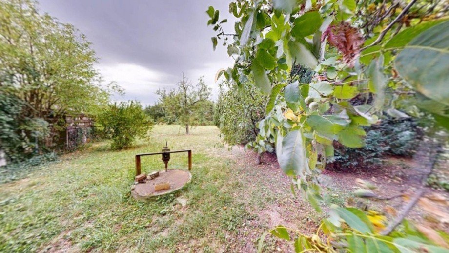 Blick in den Garten Doppelhaush�lfte K�then OT Merzien