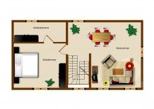 Grundriss OG Ohne K�uferprovision!!! Modernisiertes Stadthaus mit Ausbaureserve unterm Dach