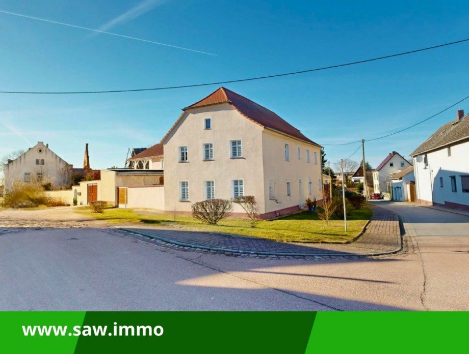 Ansicht Wohnhaus Zweifamilienhaus Wettin-L�bej�n