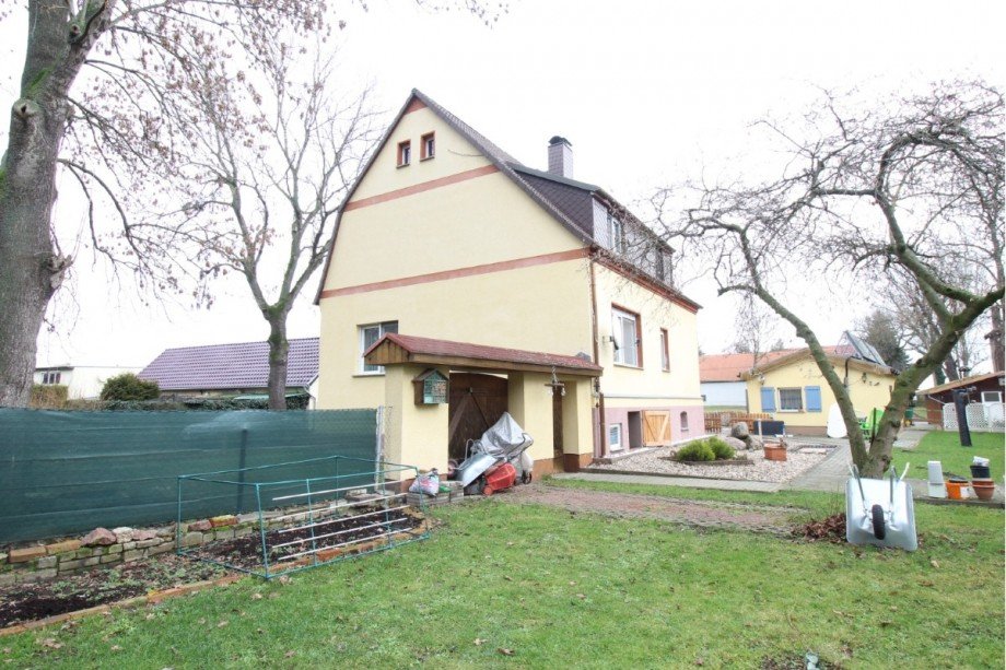 R�ckansicht Zweifamilienhaus K�then
