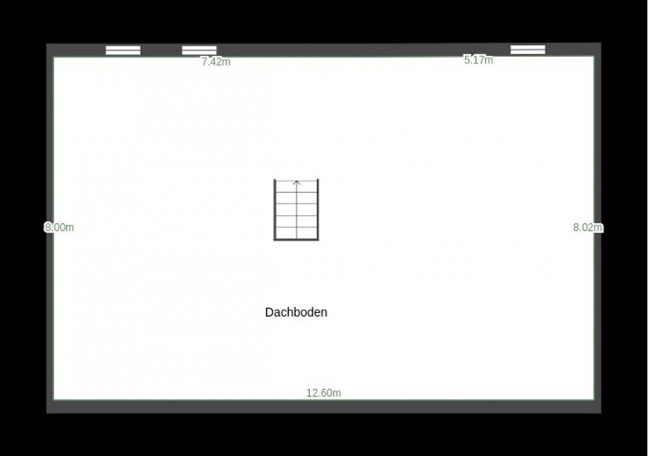 Grundriss DG Wohn- / Gesch�ftshaus S�dliches Anhalt