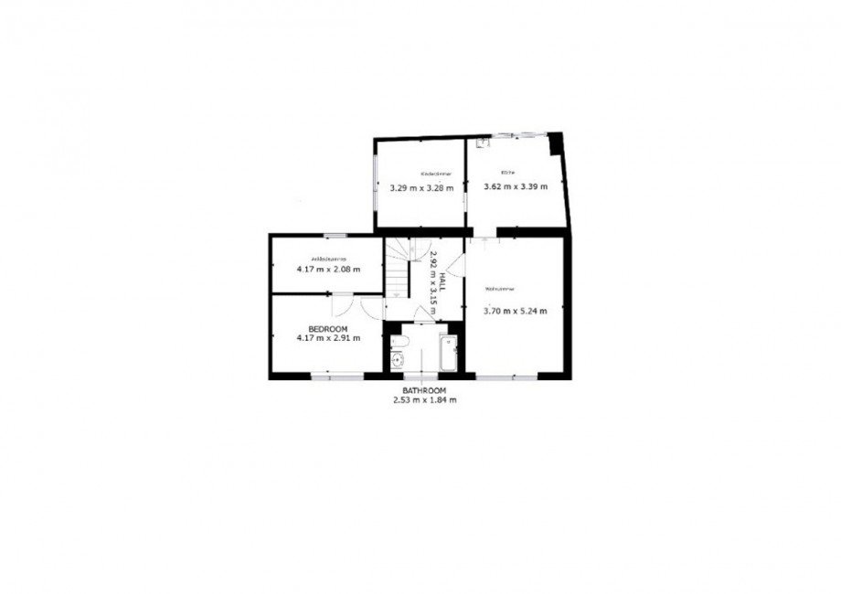 Grundriss OG Zweifamilienhaus Giersleben