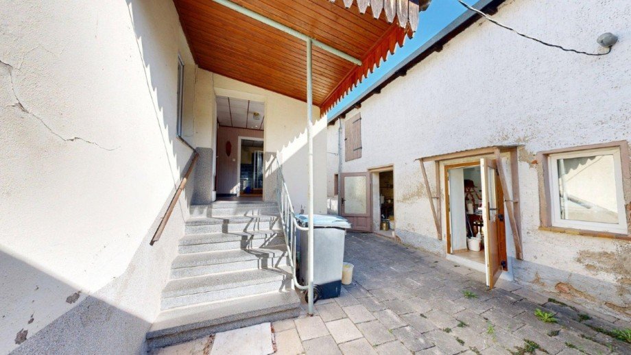 Hauseingang Einfamilienhaus Osternienburger Land