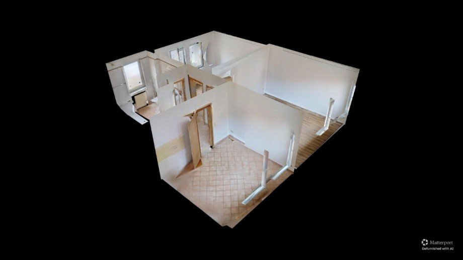 Grundriss Etagenwohnung K�then/ Anhalt