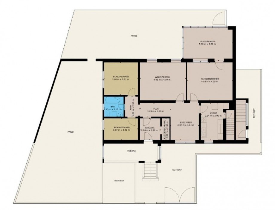 Grundriss EG Einfamilienhaus Wulfen