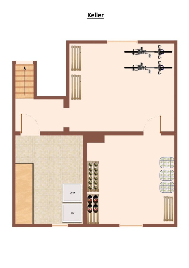 Grundriss KG Einfamilienhaus K�nnern